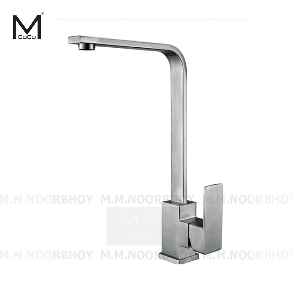 Mcoco Ss304 Kitchen Mixer Faucet Brushed Nickel 34x9x18cm Each - YT-3508-MSS