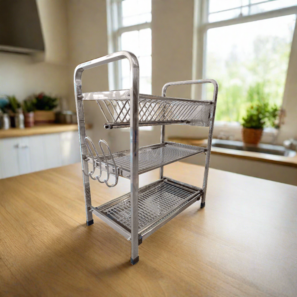 Mcoco Kitchen Dish Rack with 201 Grade Stainless Steel - YI-19