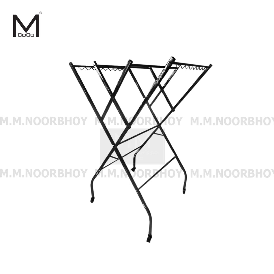 Mcoco Stainless Steel Floor Drying Rack Black Color Each - DR-03W