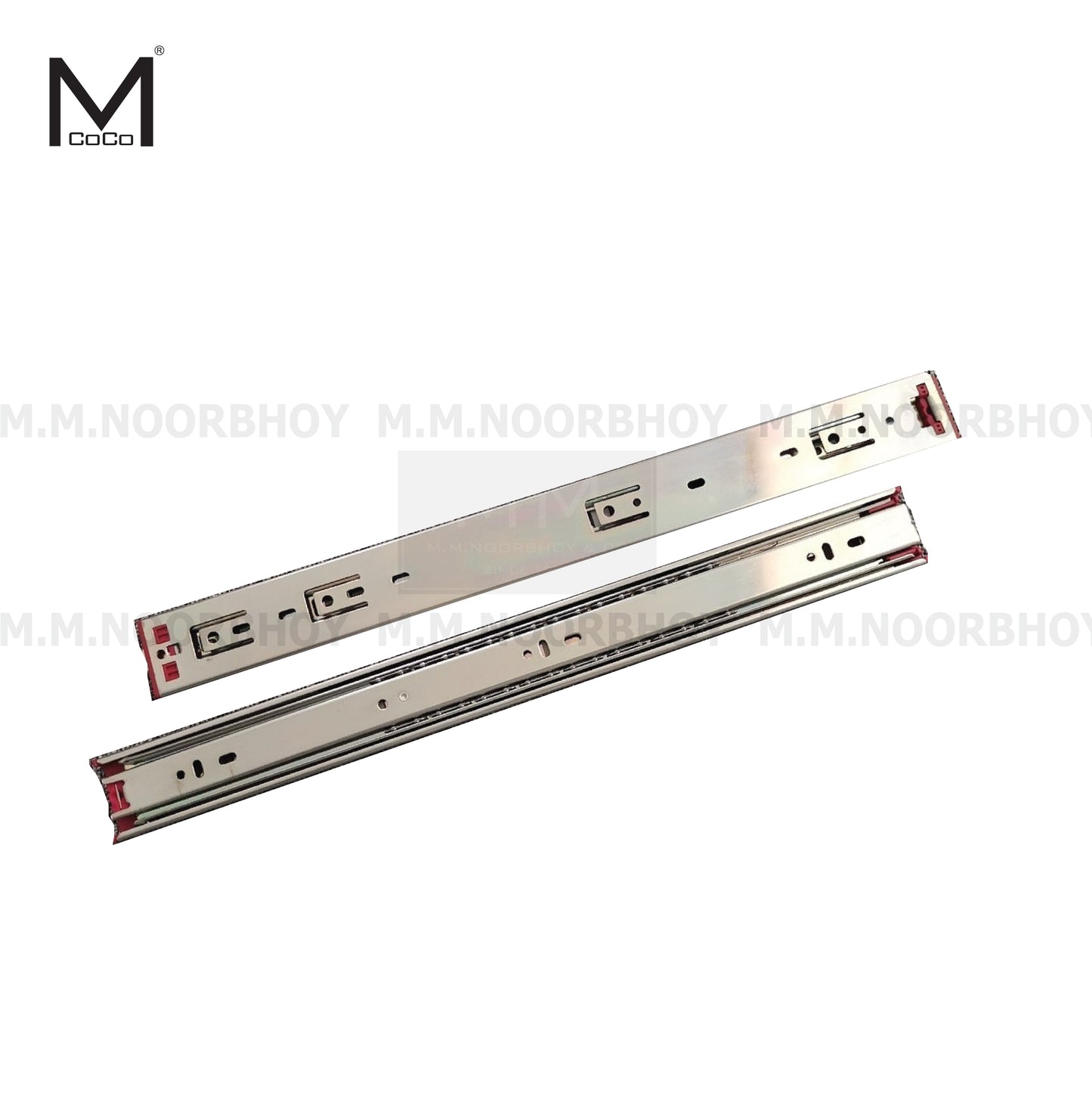 Mcoco 14inch Non-Soft Close Ball Bearing Drawer Slide (45x350mm) Pair - XNA2614.14