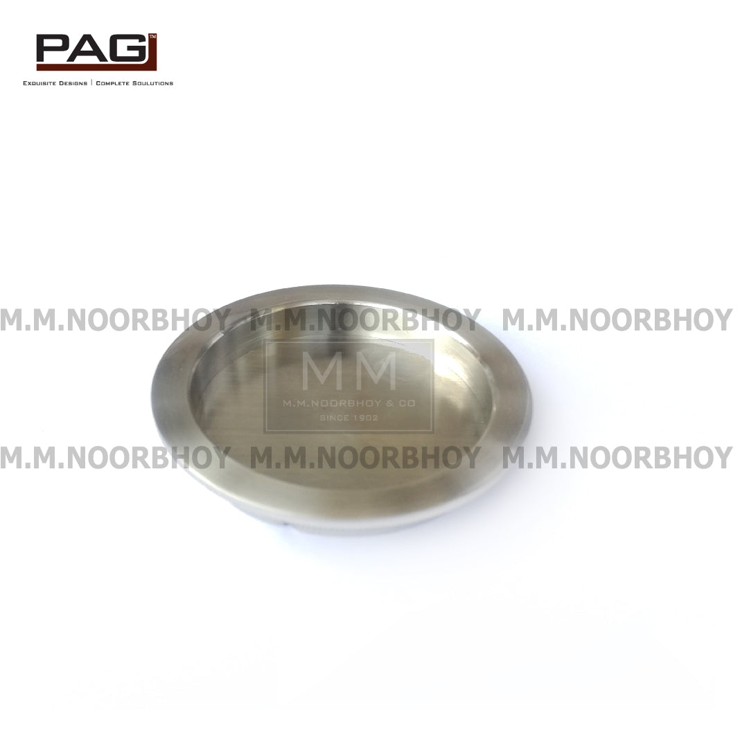 PAG SS Finish Slim Round Flush Pull Handle(55mm) Each - P8944SSR