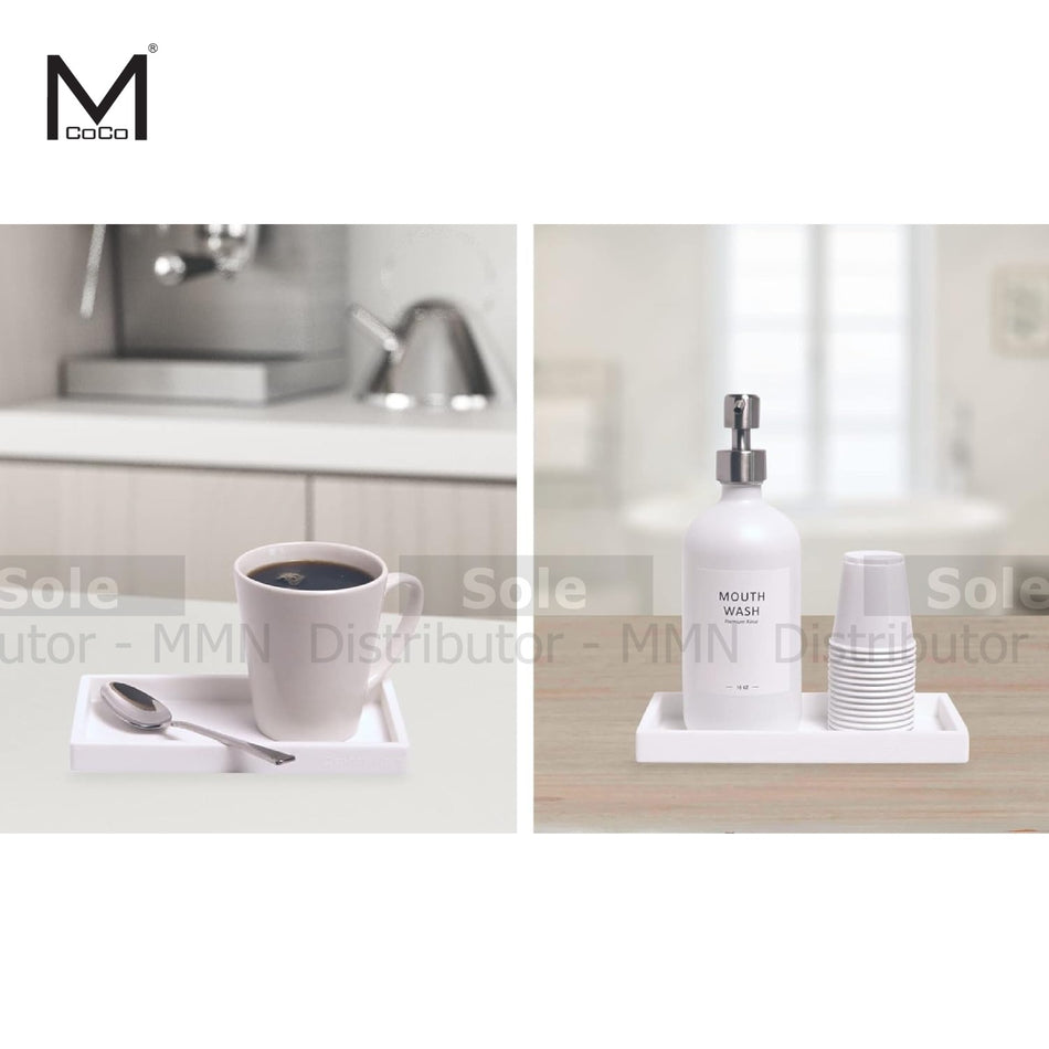 Mcoco D Bottle Tray White PCS - MCO/BT/WHT/SLC-25510525