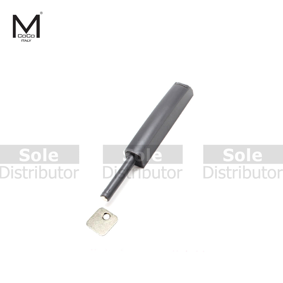 Mcoco Hinged Door Rebound Buffer External Type With Rubber & Magnet Dark Gray Colour - H3002
