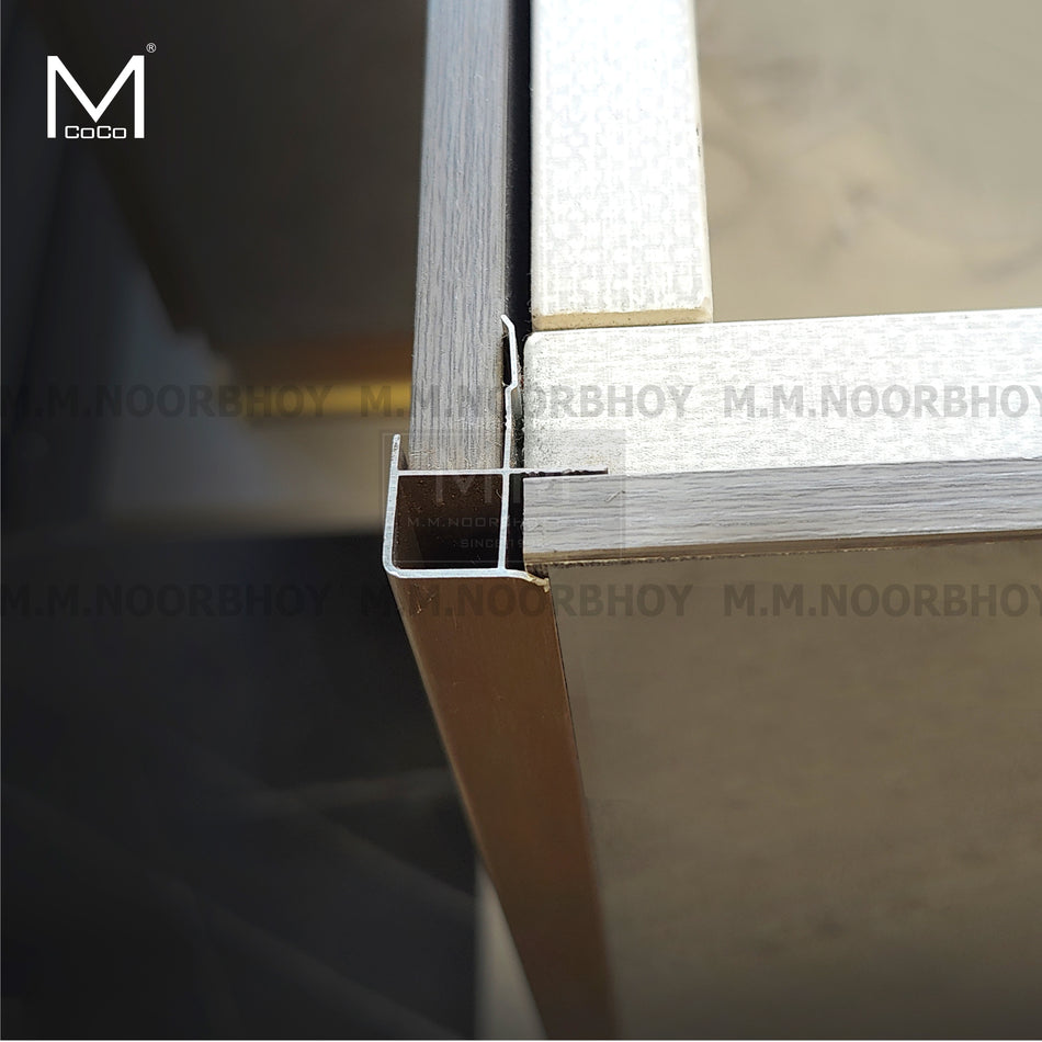 Mcoco Wall Panel Aluminium Profile Length:3mtr Drawing 9mm Thickness Each - MCOHJ-0903