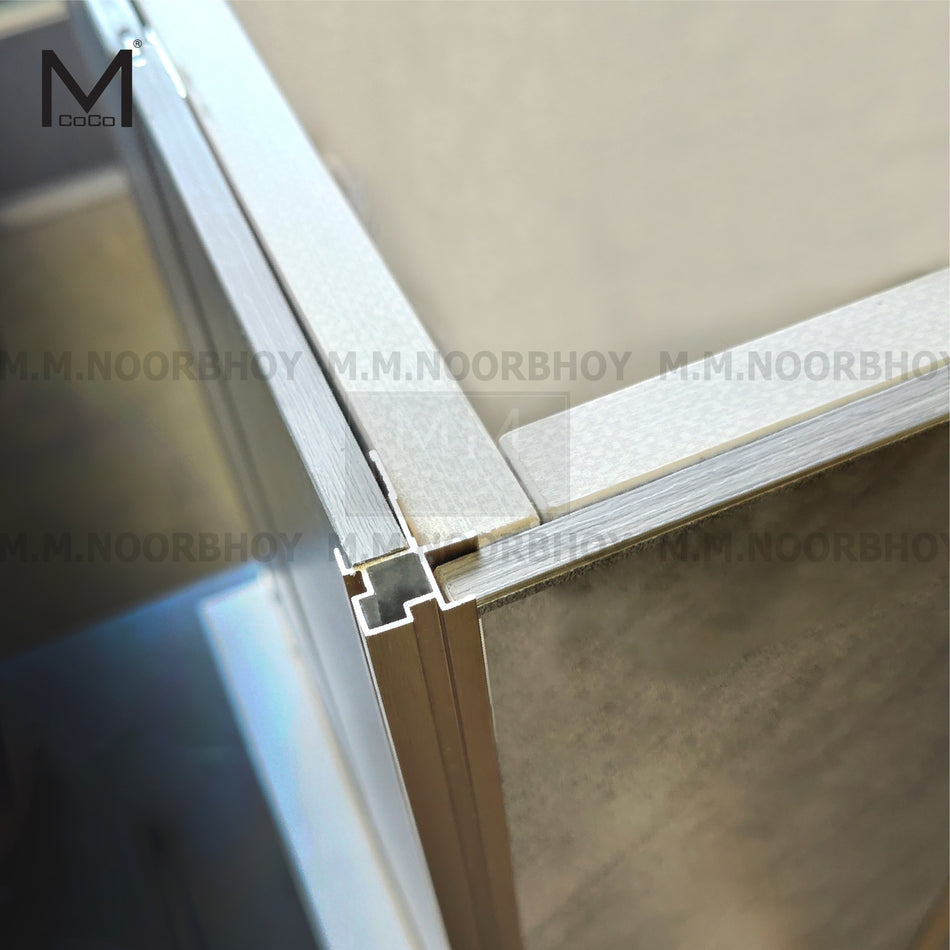 Mcoco Wall Panel Aluminium Profile Length:3mtr Drawing 9mm Thickness Each - MCOHJ-0906