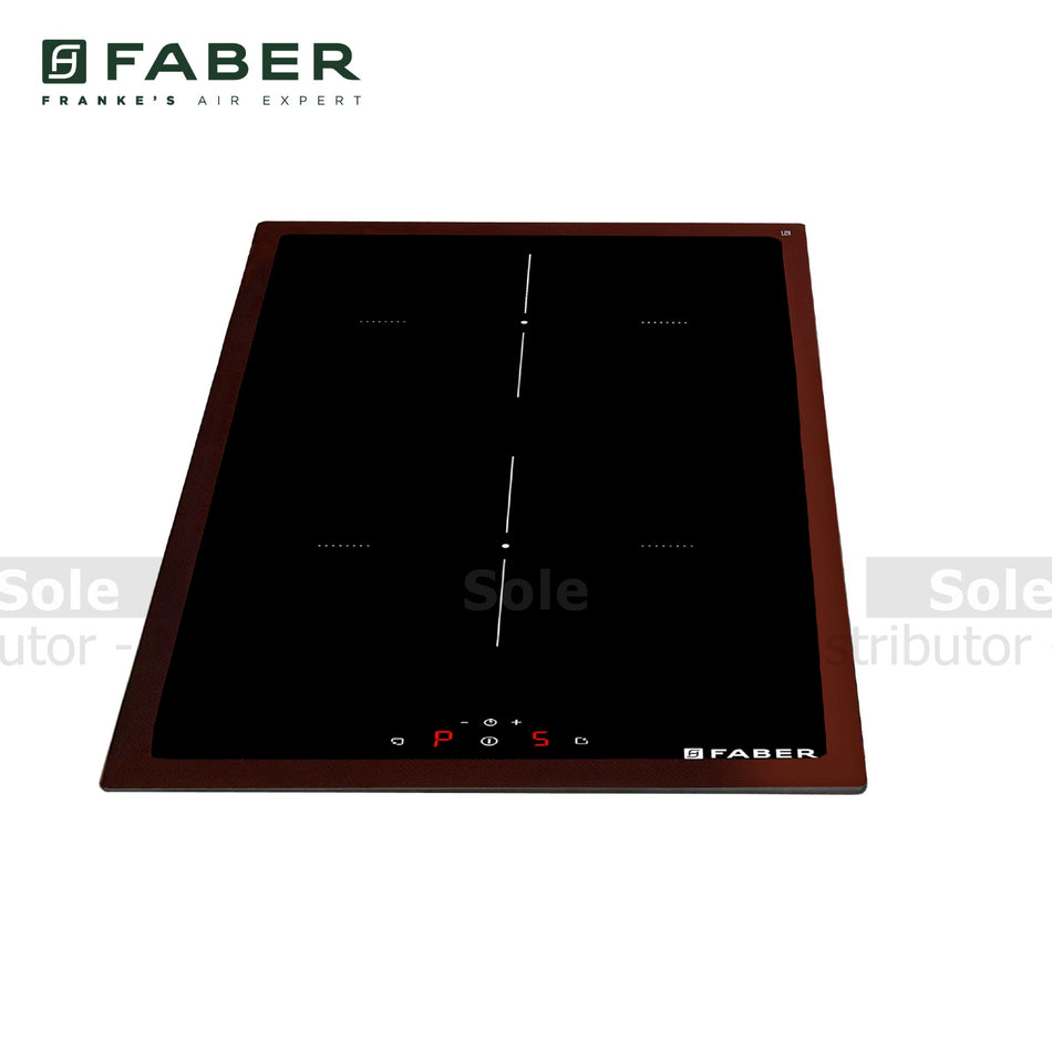 Faber Induction Cooktop 2 Zones with Touch Controls and Safety Features in Black Glass – FB/FBH-BK/32/108.0709.989