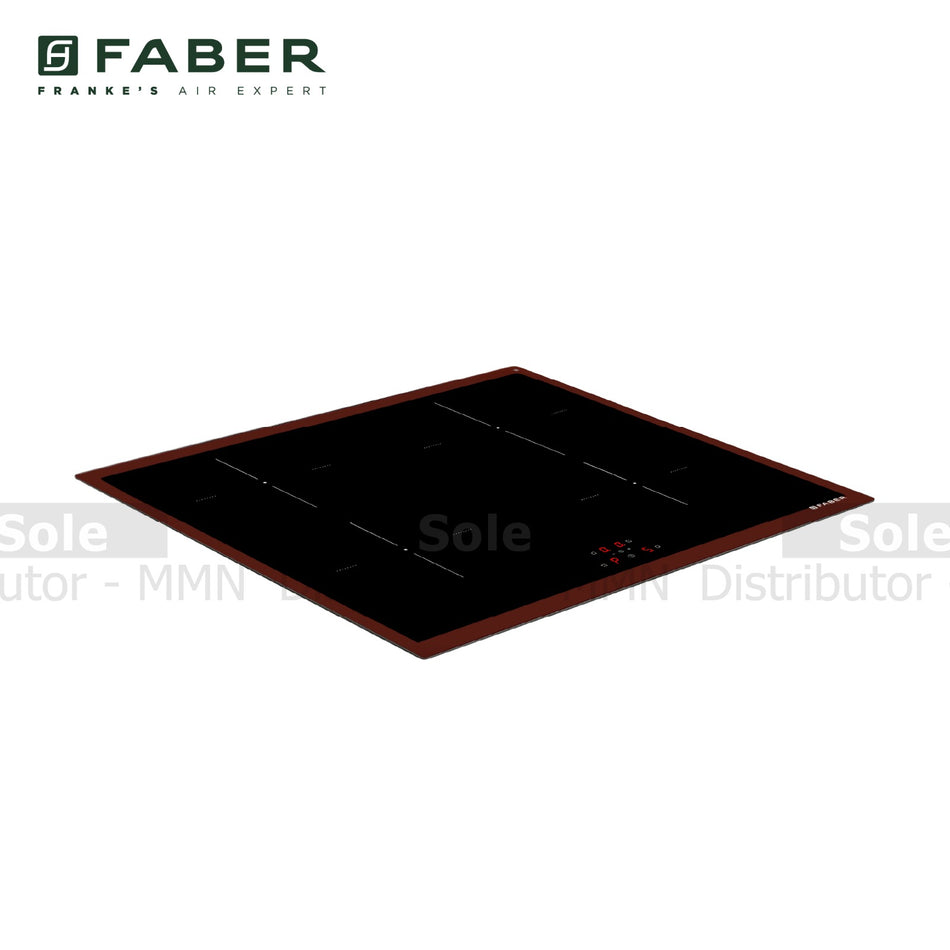 Faber Induction Cooktop 4 Zones with Touch Controls and Safety Features in Black Glass – FB/FBH-BK/64/108.0709.990