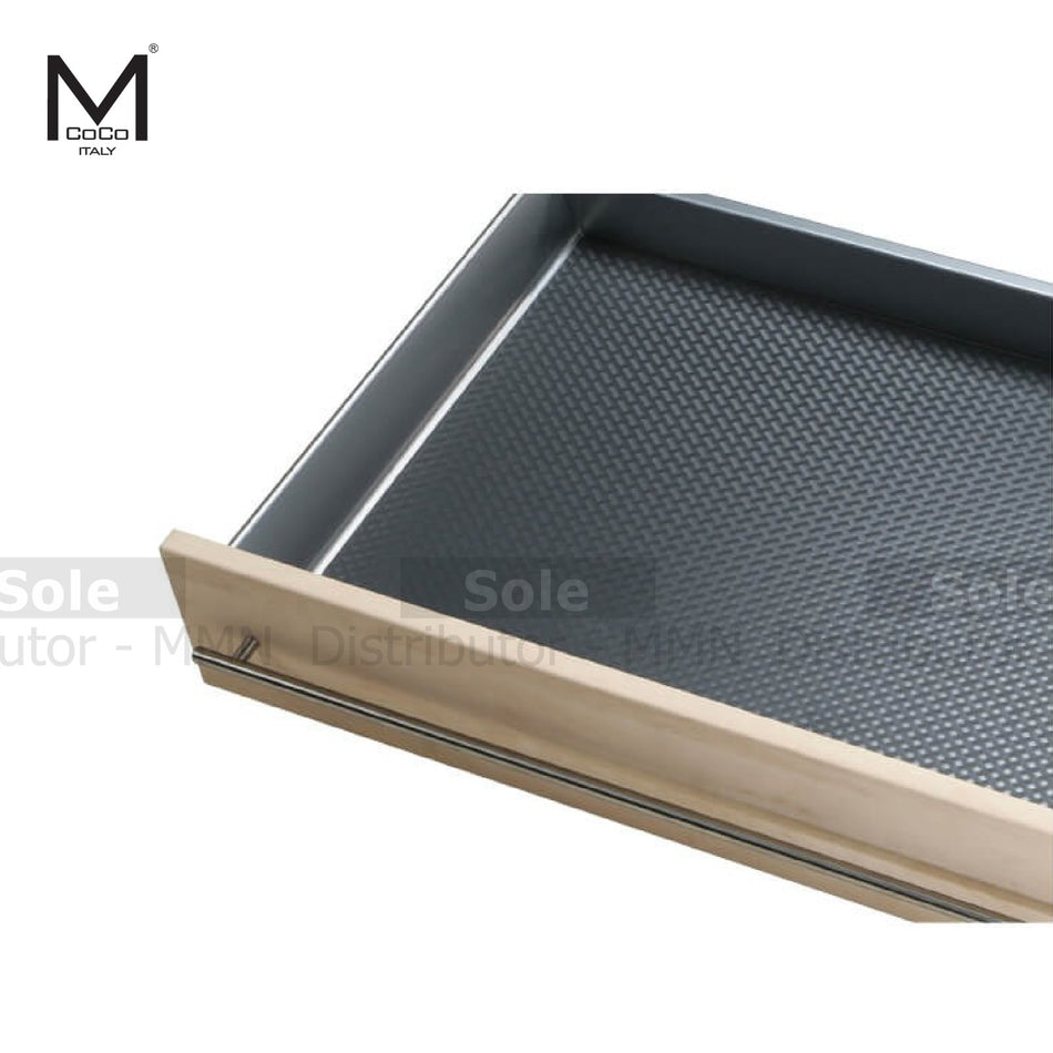 Mcoco D Tpe Drawer Anti Slip Matte Anthracite Colour 500x30000x0.8mm - MCO/HW/GR/E03-002-0.8