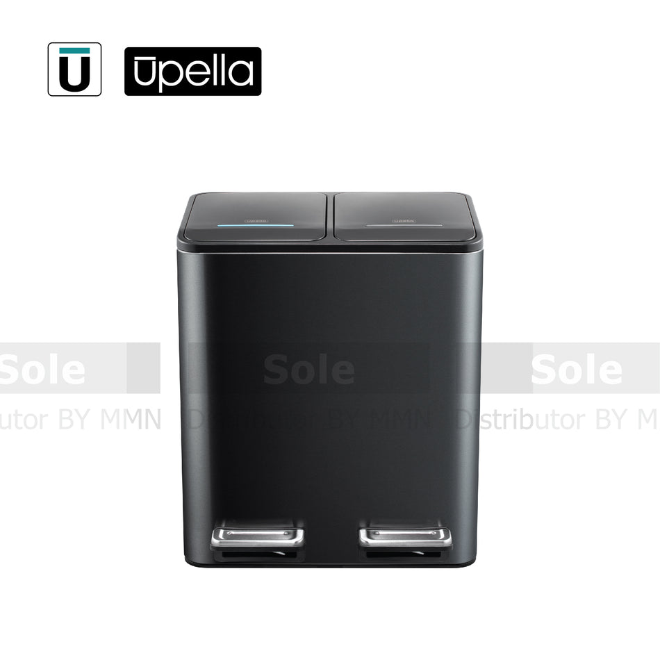 Upella 8L X 2 Yoda Grey Color Pedal Waste Bin - Each - YODA.16L