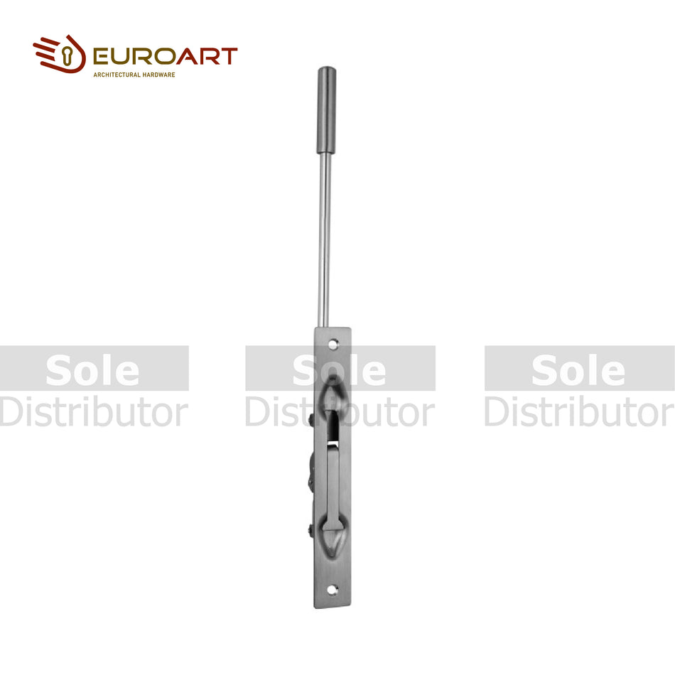 EuroArt Metal Door Flush Bolt Finish Satin Stainless Steel- FBS21