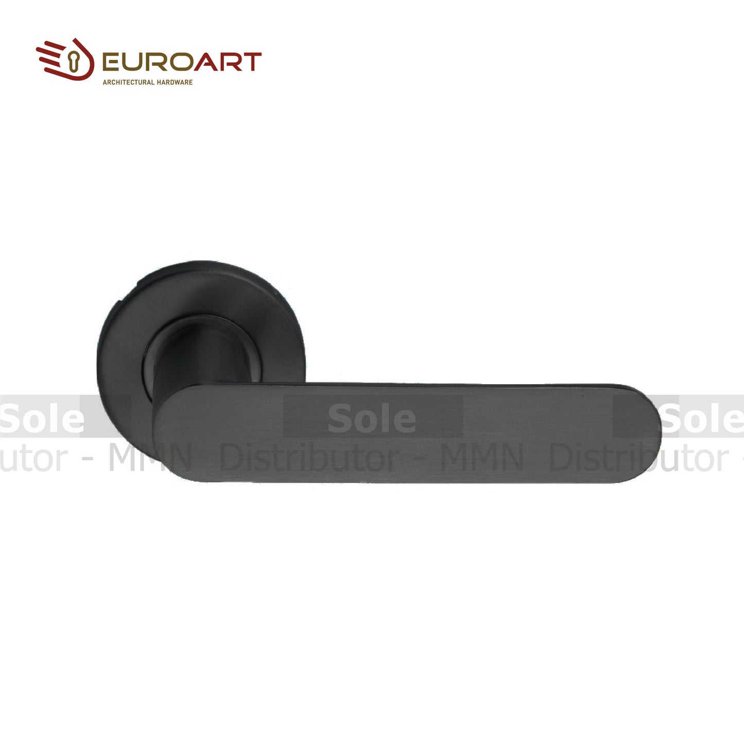 EuroArt Investment Cast Solid SS Lever with Escutheons - LRS220/BL/PVD