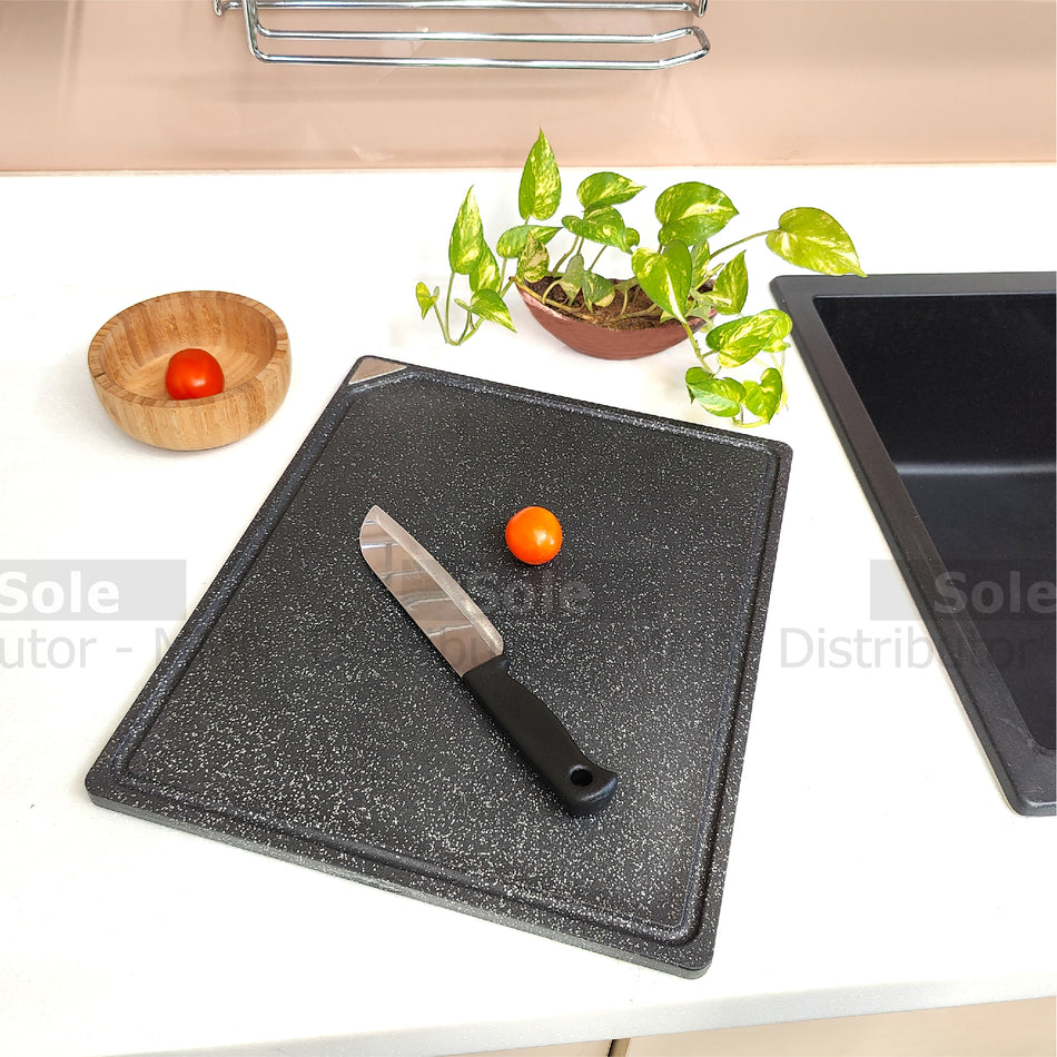 Higold Cutting Board Black Color Acrylic Material 378x320x08mm - HG983114
