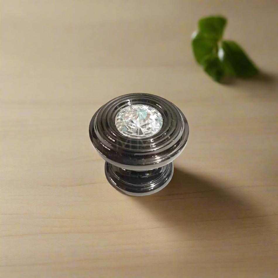 Estamp Diamond Cabinet Knob Black Finish Each - 9952.700