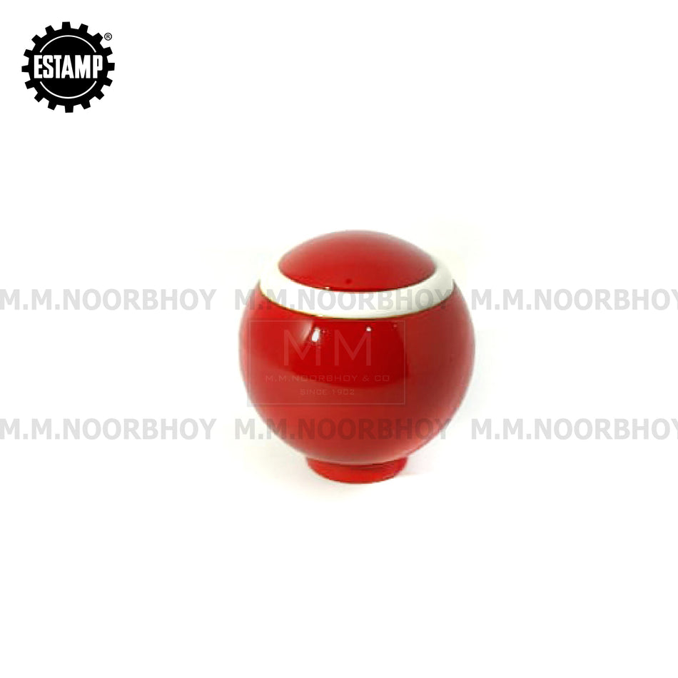 Estamp Red & Beech Ring Knob Each - 5011.060