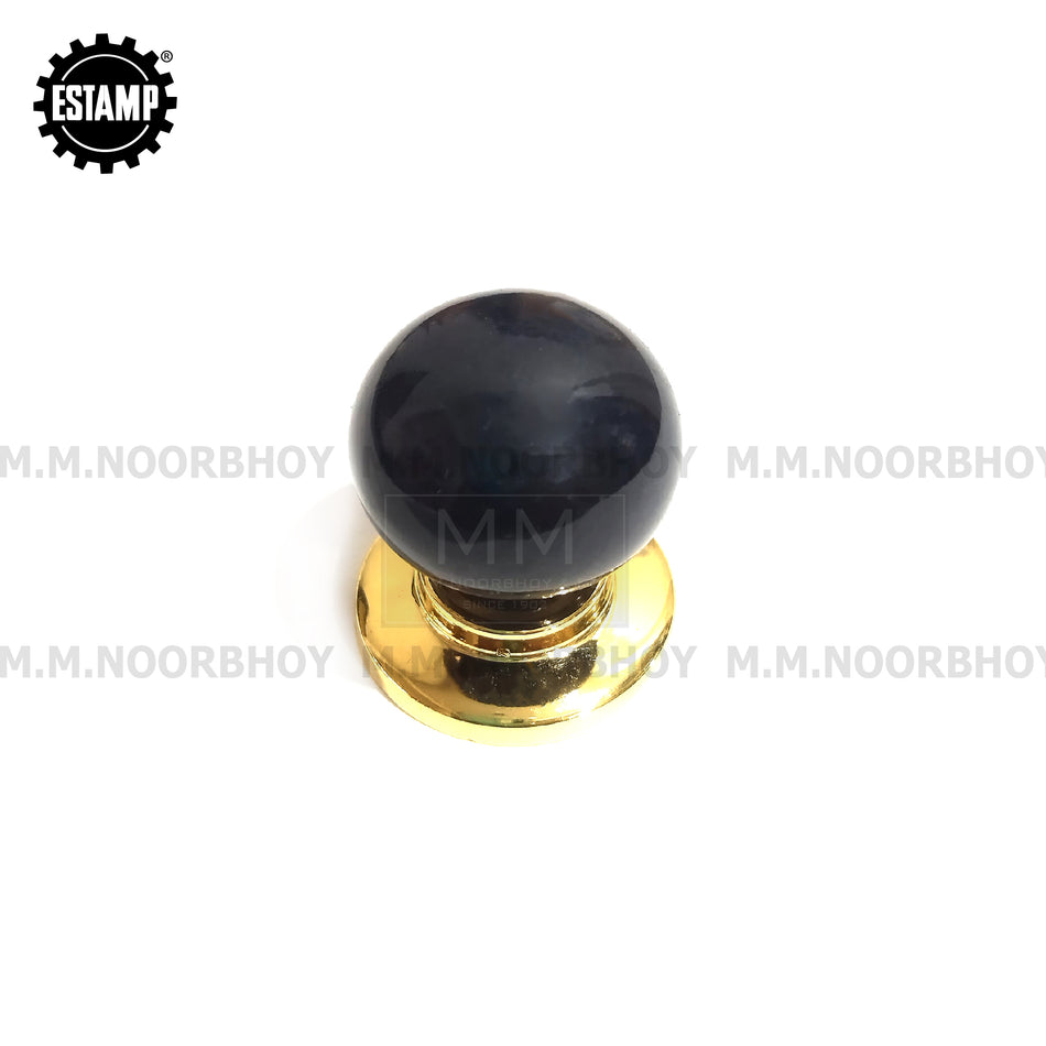 Estamp Alien Saucer Cabinet Knob Black Finish Each - 9613.133