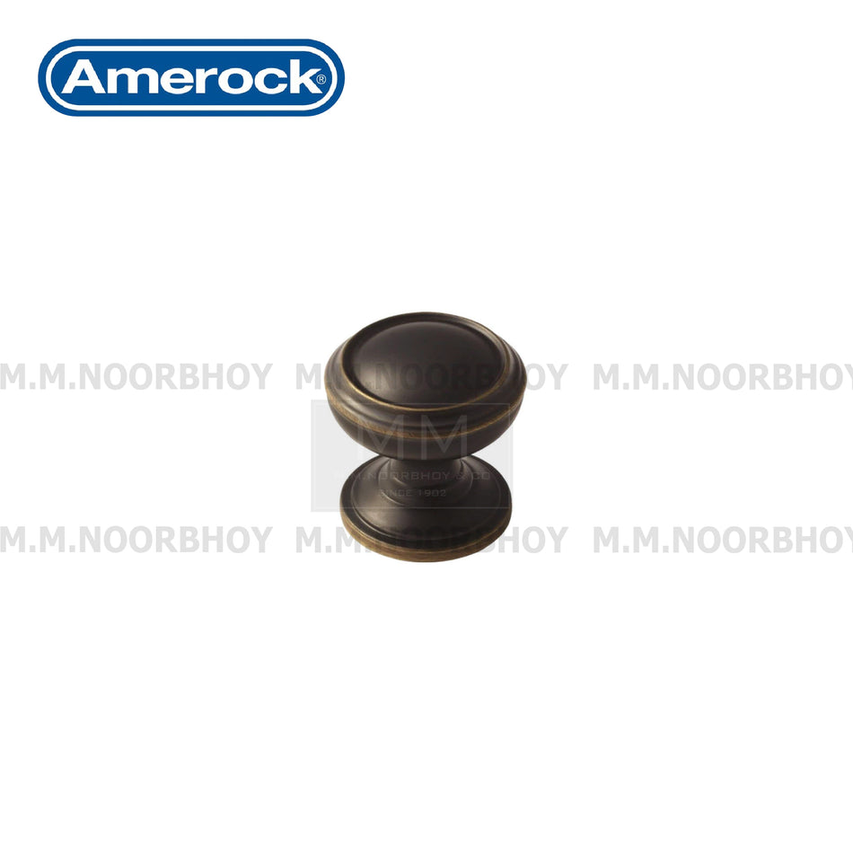Amerock Venetian Bronze Color Cabinet Knob (1.25x1.25x1.25 in) Each - ARCB24300VB