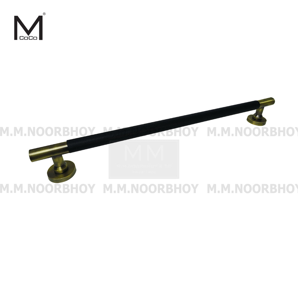 Mcoco MSN Black, MAB Black and Black Finish 620mm Total Length Main Door Handle - YI-1267