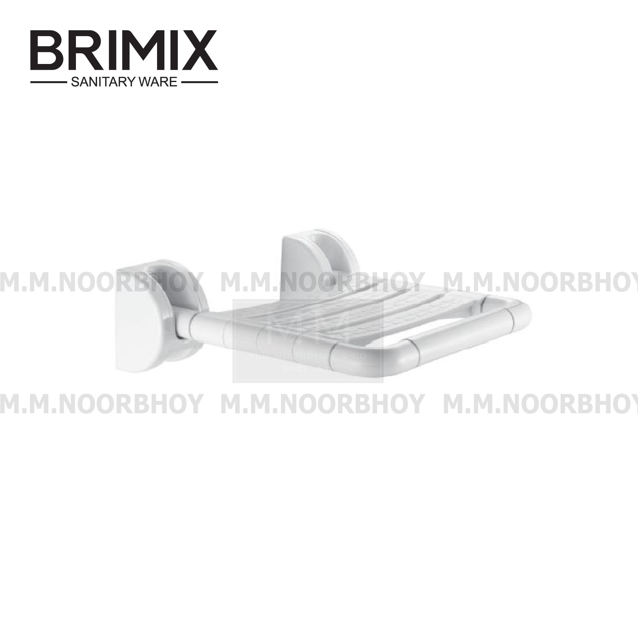Brimix Adjustable Shower Seat White color with Stainless Steel - YI-BR ...