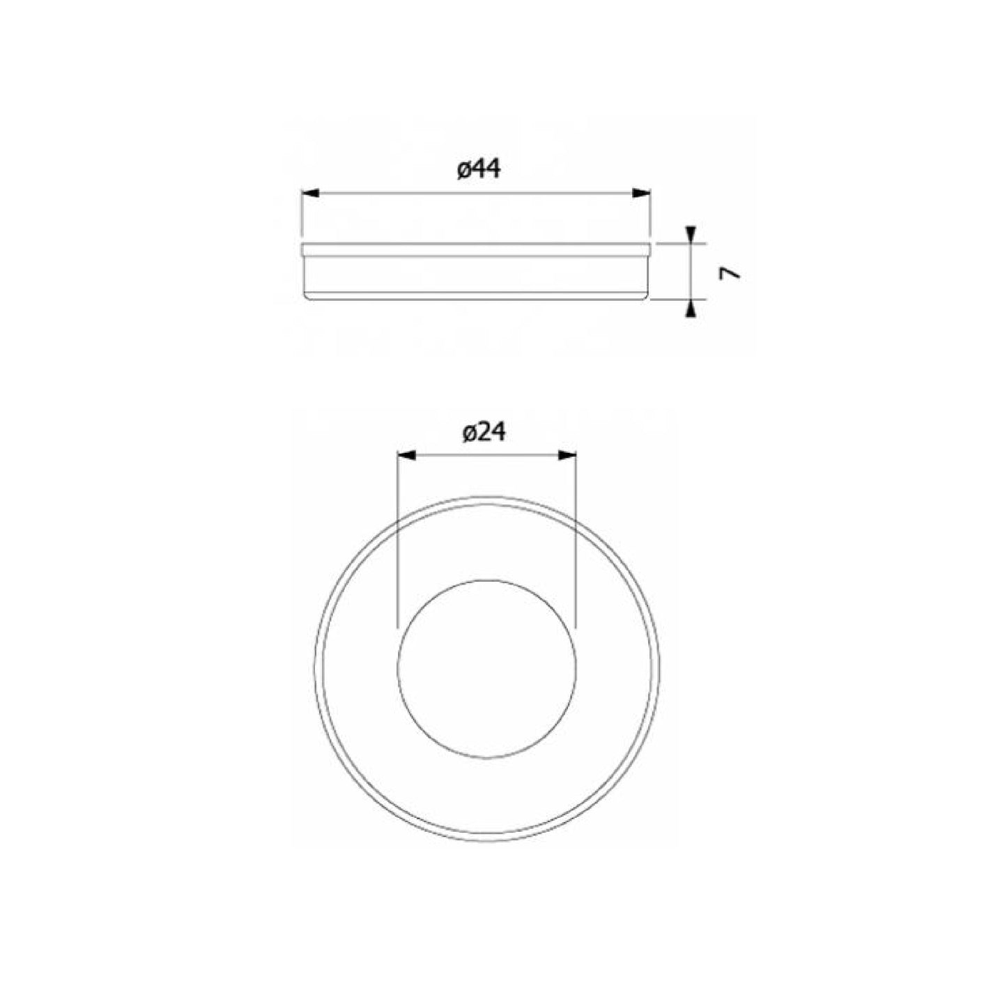 VRH Base Cover For Stop Valve, Stainless Steel- FZVHY.J328AB