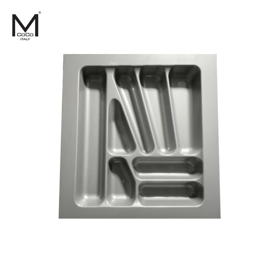 Mcoco Kitchen Cutlery Tray , Size 485x390x50mm ,Plastic Matt Gray.- KITC-450K