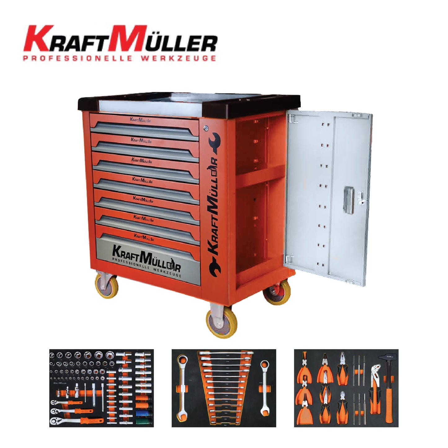 KraftMuller Hand Tools 535 Pieces Set - KM 7-6XXL535
