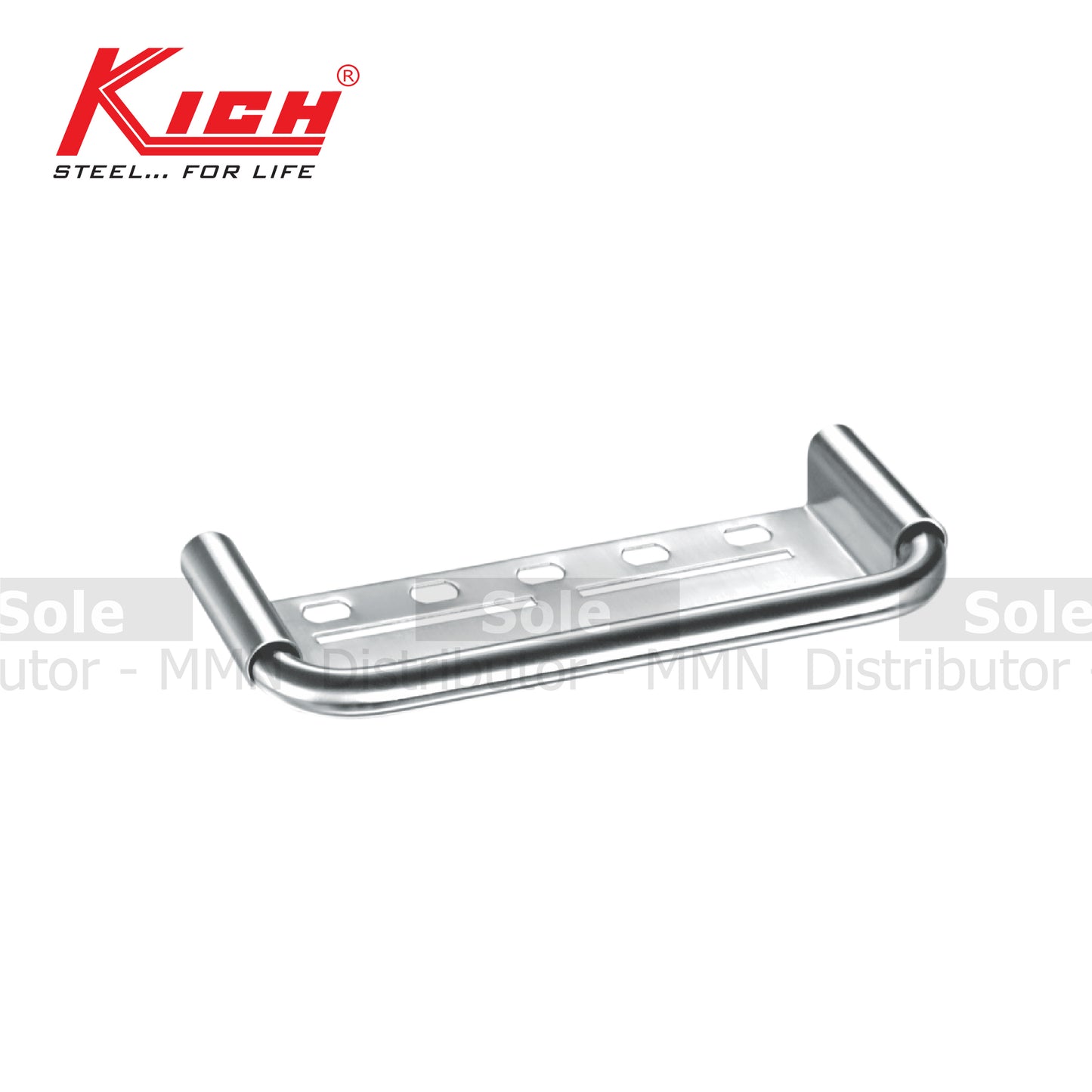Kich Tooth Paste & Brush Holder, Size 240x111mm, Stainless Steel 316 Grade - KTPHS