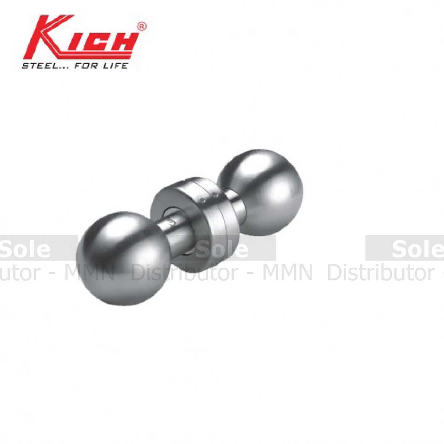 Kich Door Knob Fixed Type, Diameter ø 50mm, AISI Corrosion Resistance Stainless Steel 316 Grade - KDNR50SSS