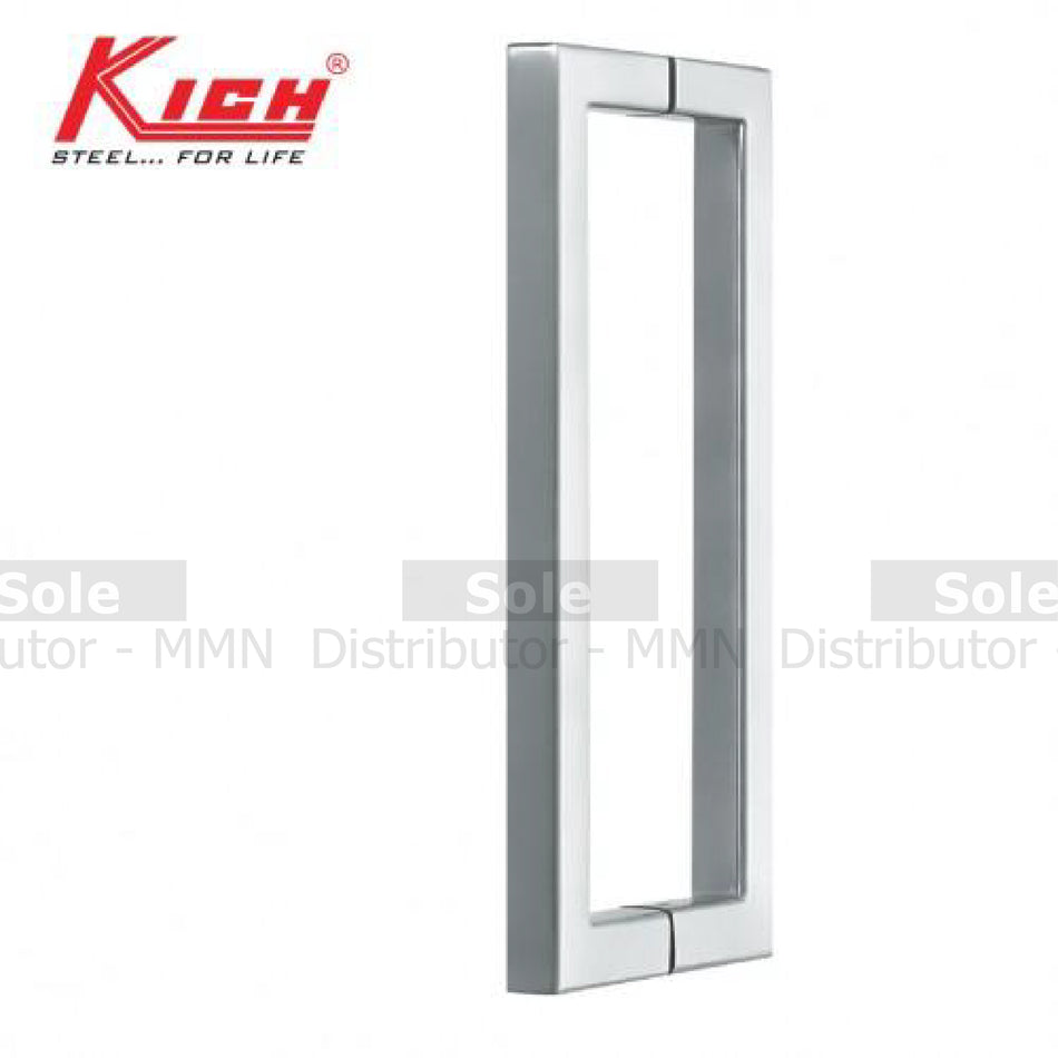 Kich Main Door Square Pull Handle , Size 300mm,450mm,600mm & 900mm , Stainless Steel 316 Grade Finish (Pair)-KPH8225