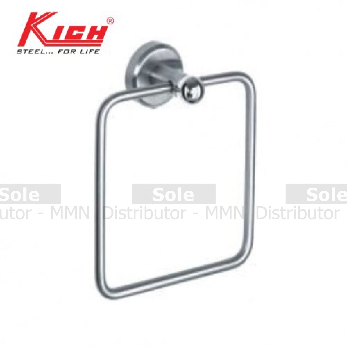 Kich Napkin Ring Square Shape, Size 150x171x50x47mm, AISI Corrosion Resistance Stainless Steel 316 Grade Material. Matt Finish -KTNR16S