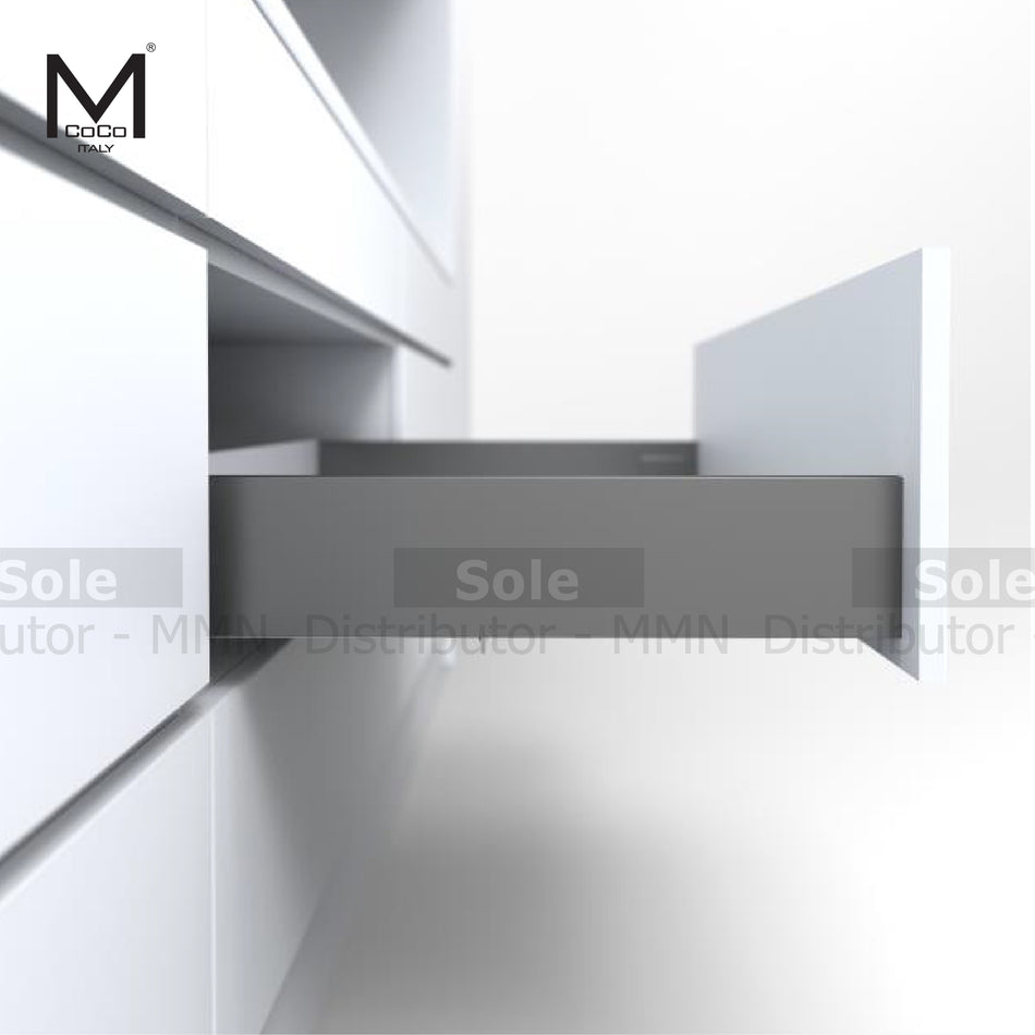 Mcoco Innotect & Quadro Railing Low Height 500MM (20 Inches) Grey Colour - LB82BL.500