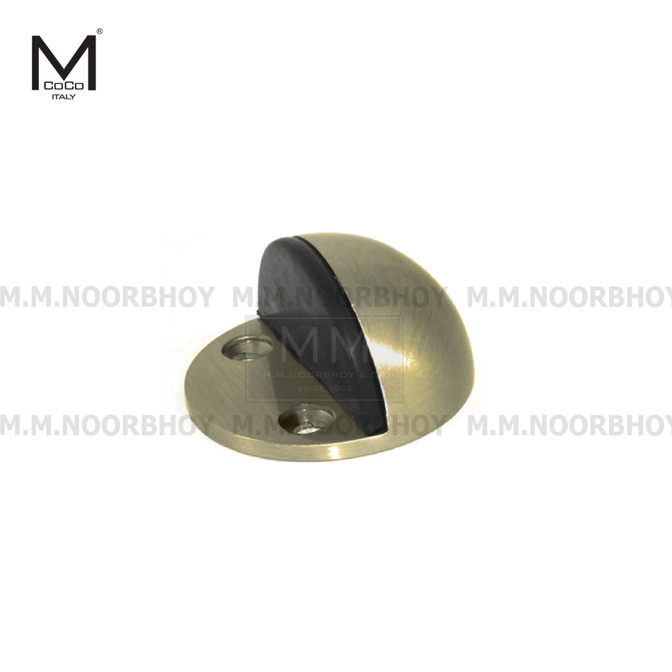 Mcoco Door Bumper Round Half Moon Stainless Steel & Antique Brass - GG501