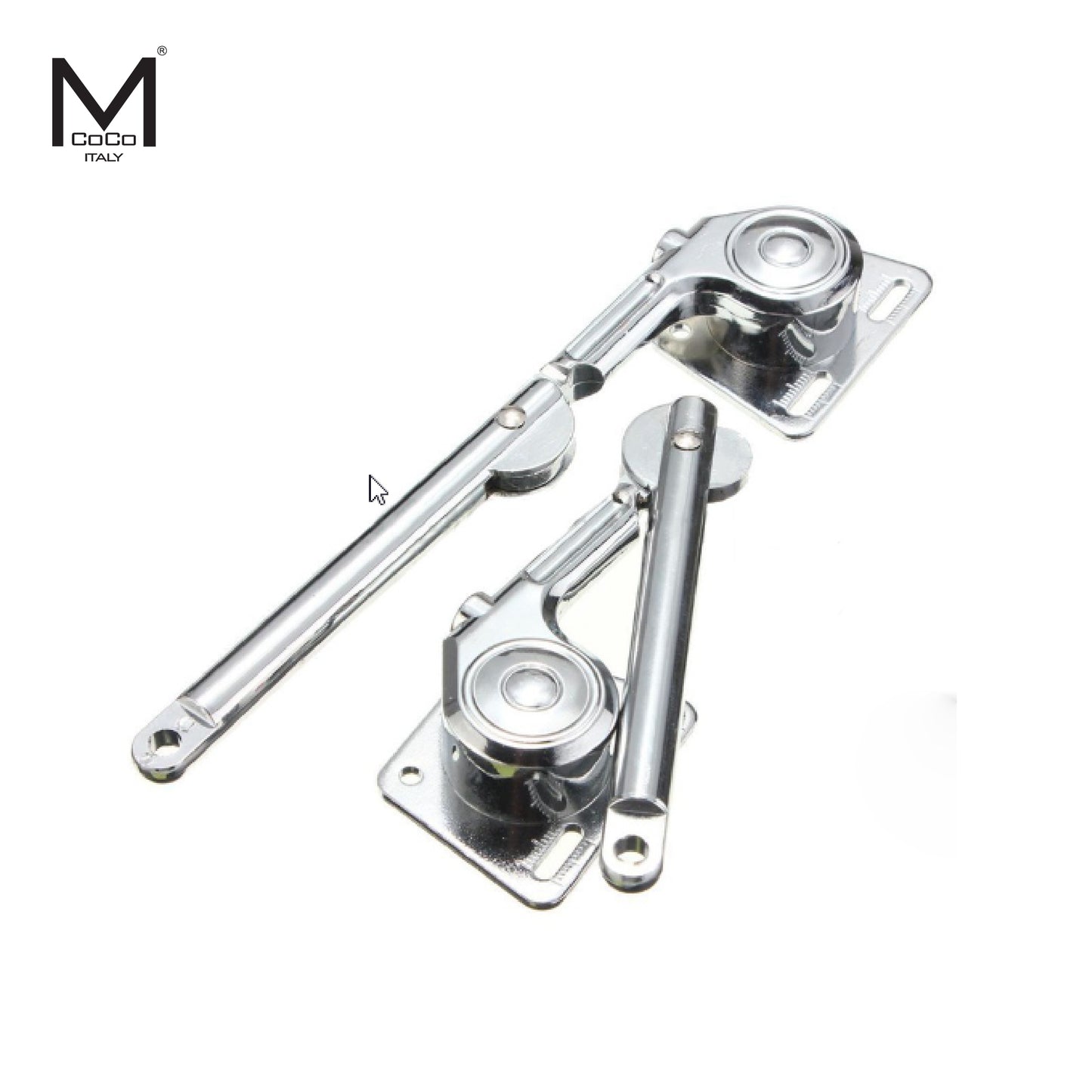 Mcoco Soft Support Right & Left Side Satin Nickel Chrome Plate Finish - 15.05.1070