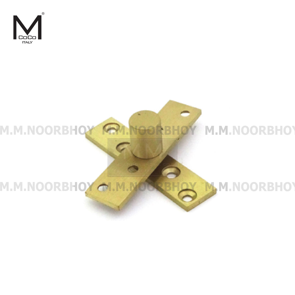 Mcoco Nurbi Center Pivot Hinges Small Polished Brass - PIVOTA340.CENAB