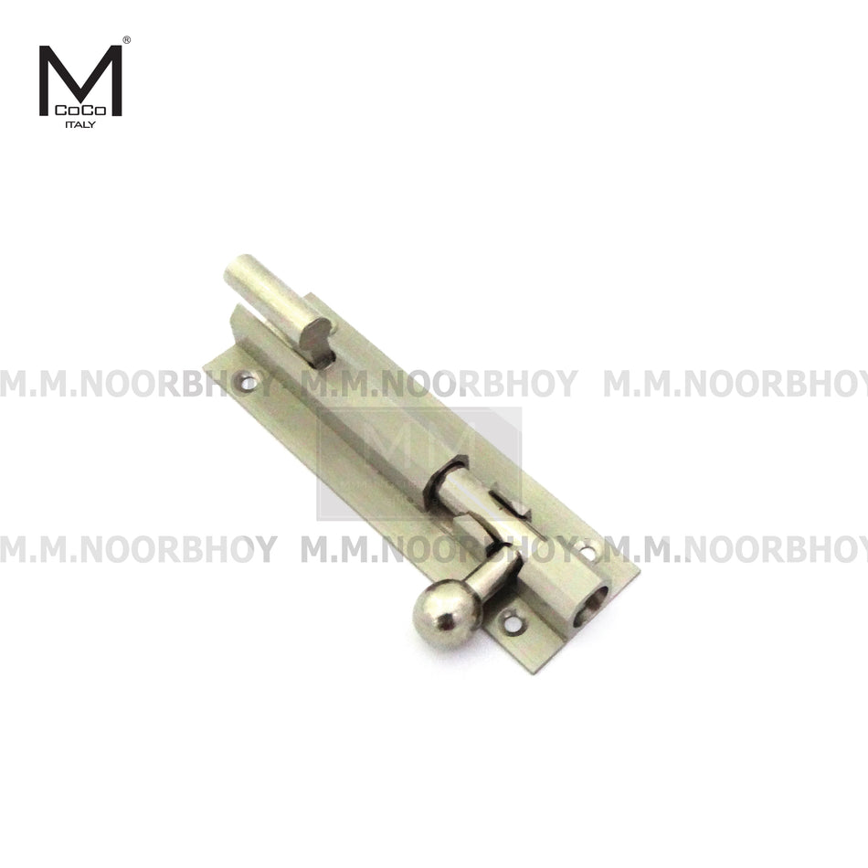Mcoco Nurbi Neck Tower Bolt Size 4 & 12 Inches Antique Brass & Stainless Steel Finish - TBX12NECK