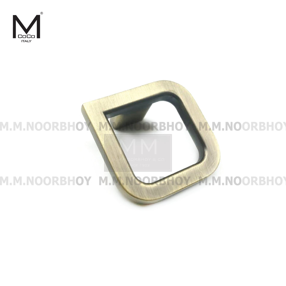 Mcoco Ring Knob Square MBN & MSB Finish - 5814