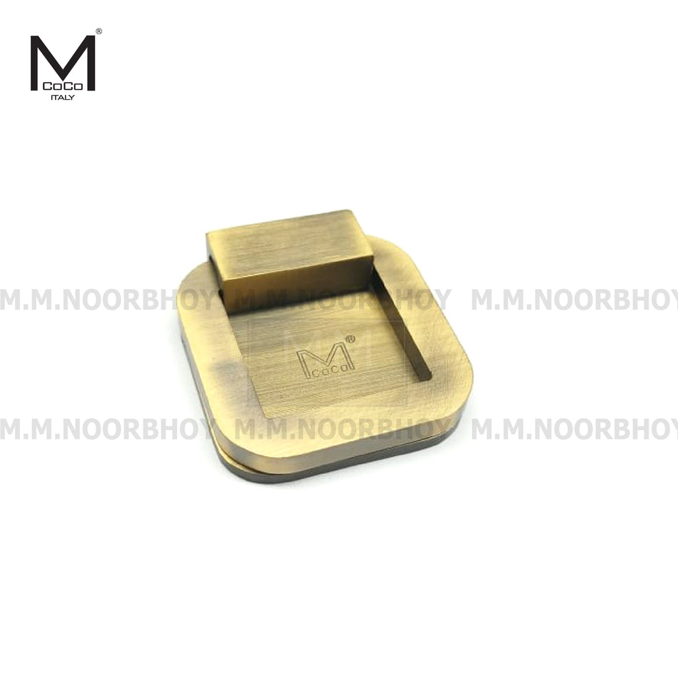 Mcoco NB Pull Ring Neo Square Box Type , Antique Brass, Polished Brass, Stainless Steel & Graphite Grey Finish - KKSMNEO