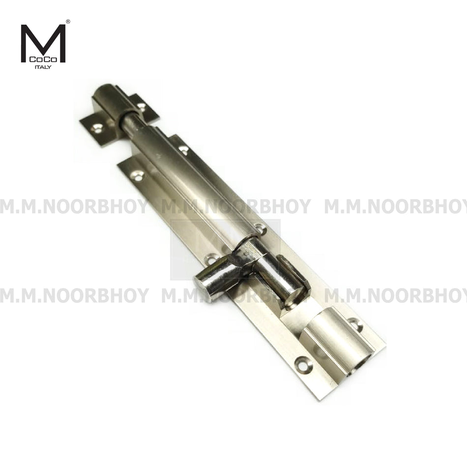 Mcoco NB Deluxe Tower Bolt, Sizes 3 to 60 Inches, Stainless Steel & Antique Brass Finish - TBD