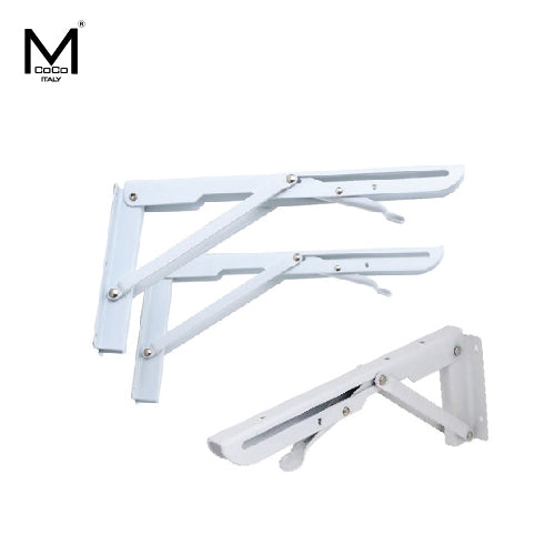 Samet Convetible Foldable Bracket With Lock 30cm White Colour - SM1200241.30