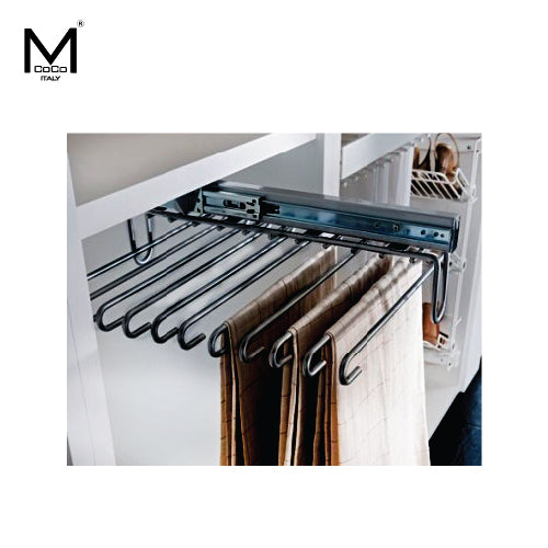 Mcoco Trouser Rack Wardrobe Pullout Soft Closing Steel - SV13-1