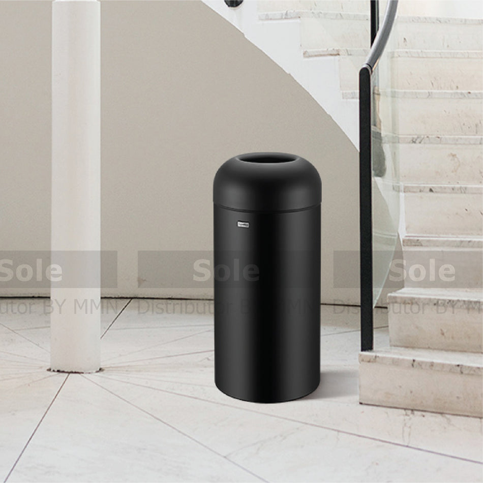 Upella Waste Bin Round Shape 71 Liter Black Colour - MCOMOCA.71LBLK
