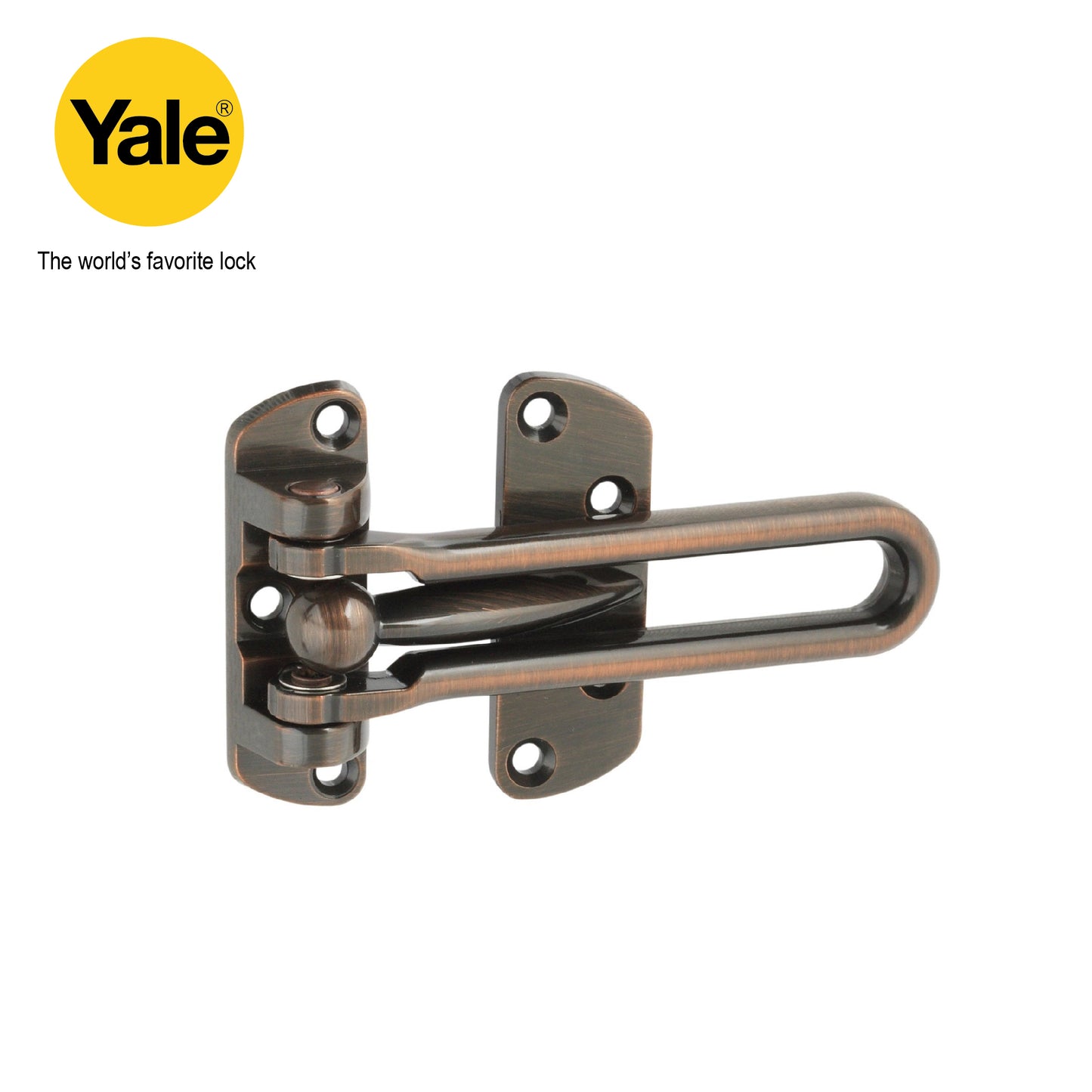 Yale Door Guard Antique Brass - V18L