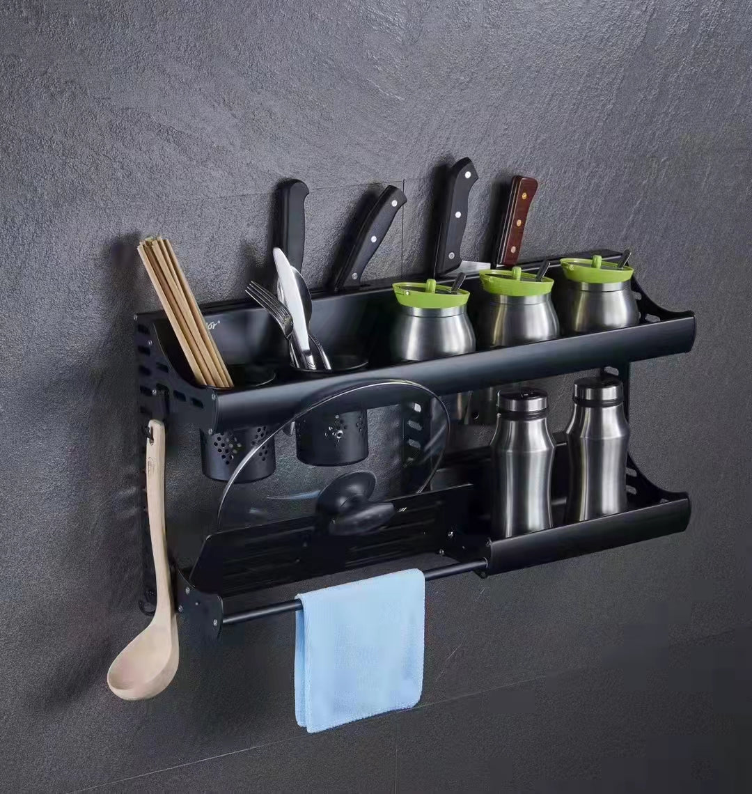 Mcoco Kitchen Shelf Matte Black - MCO850BLK