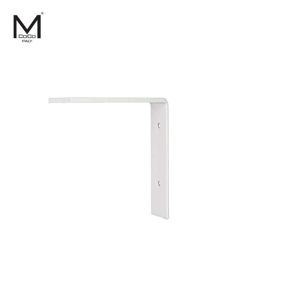 Mcoco ED Bracket L Shape Size 6"x6" (1"x4mm) White Textured Power Coated - ED6.6