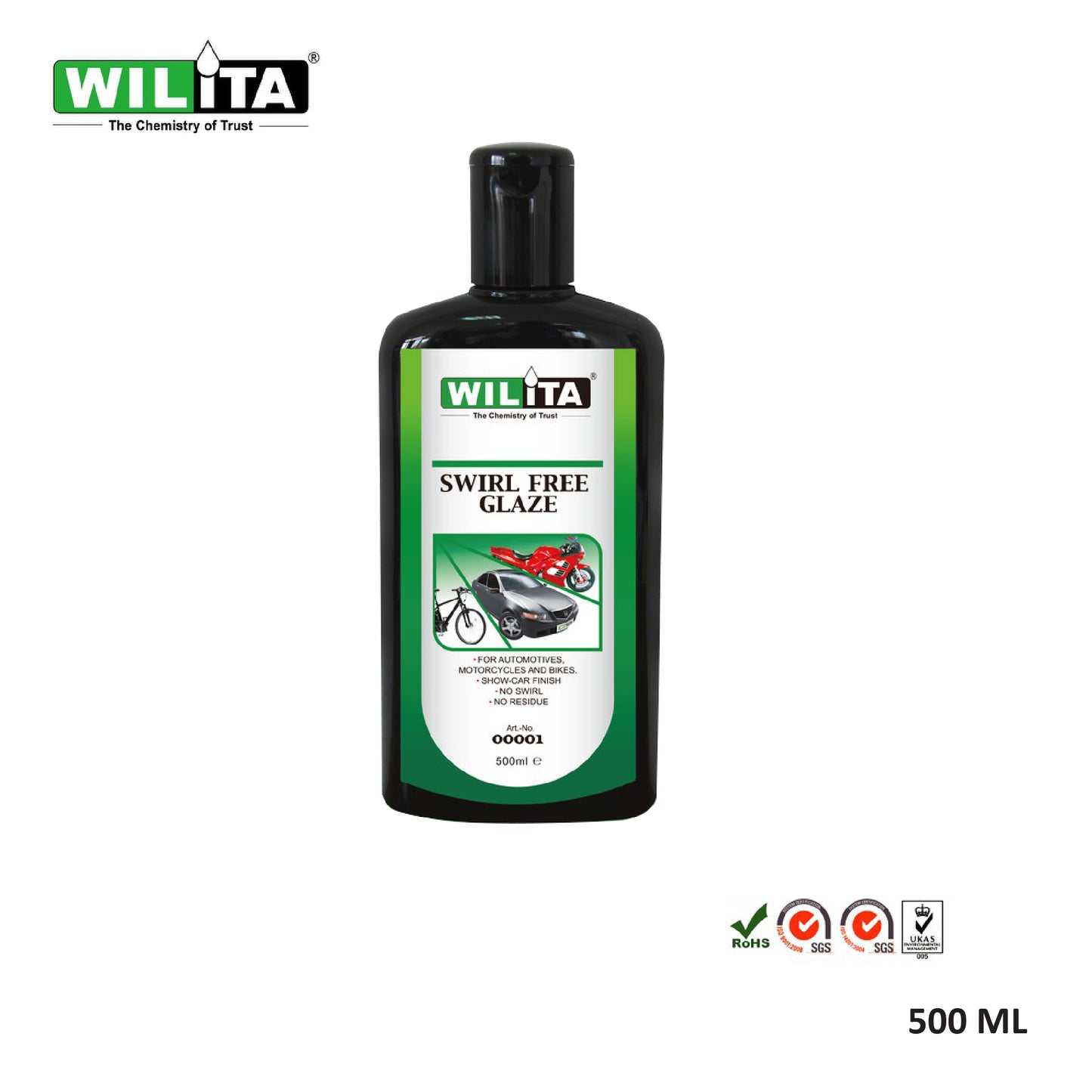 WILITA SWIRL FREE GLAZE 500ml - WL00001GLAZE