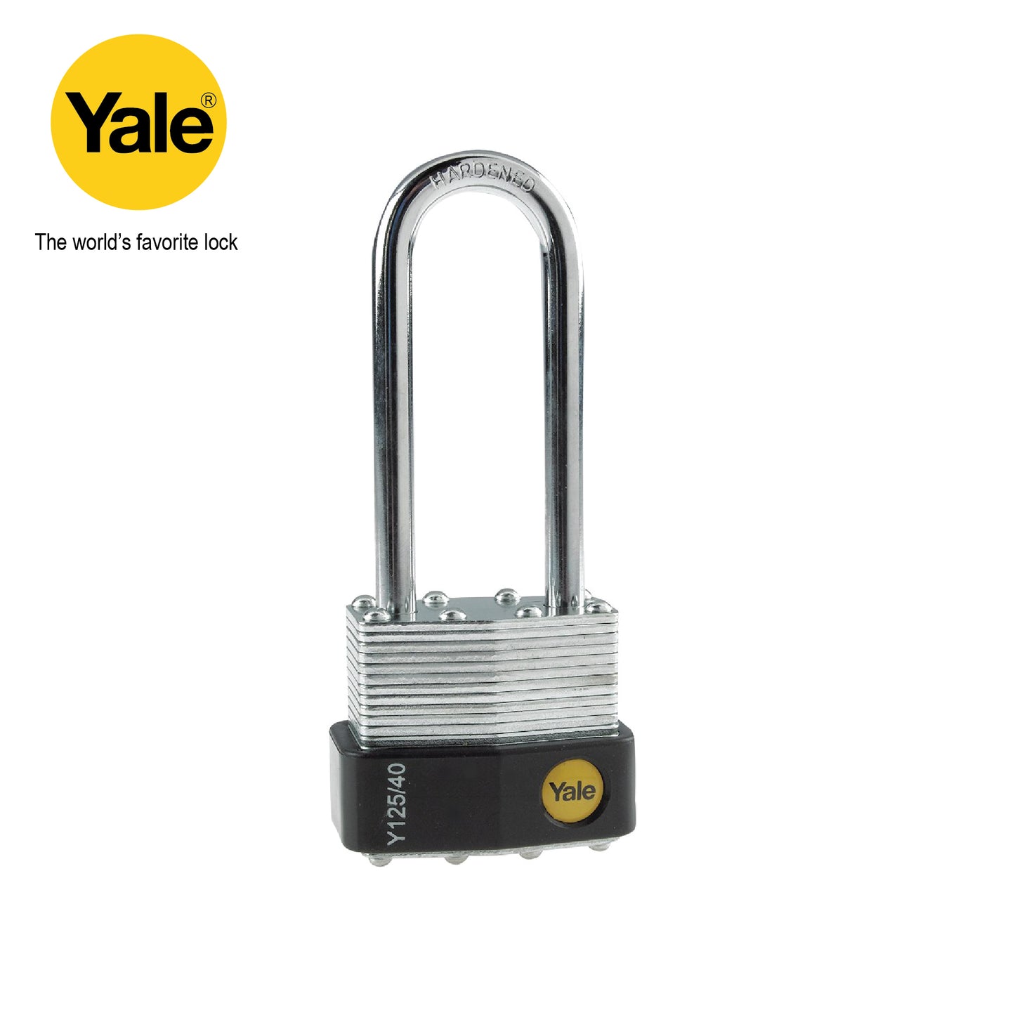 Yale Laminated Padlock, Size 30mm,40mm,50mm & 60mm Steel Zinc Plated Finish - Y1