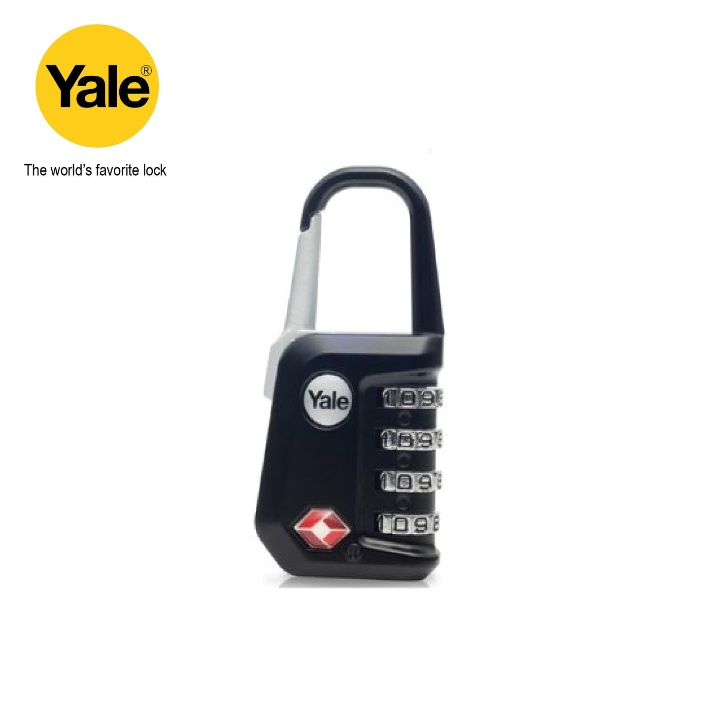 Yale Combination Padlock TSA Approved, Dimensions 31 & 32mm, 3 & 4 Combination - YTP