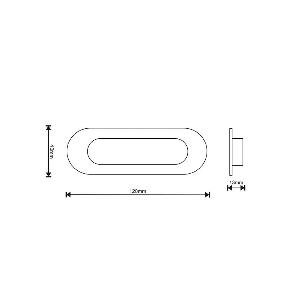 EuroArt Flush Pull Handle - FPS215
