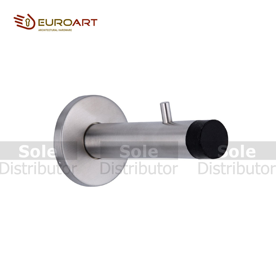 EuroArt Wall-mounted Door Stopper with Pin Stainless Steel Finish - DSS207SSS