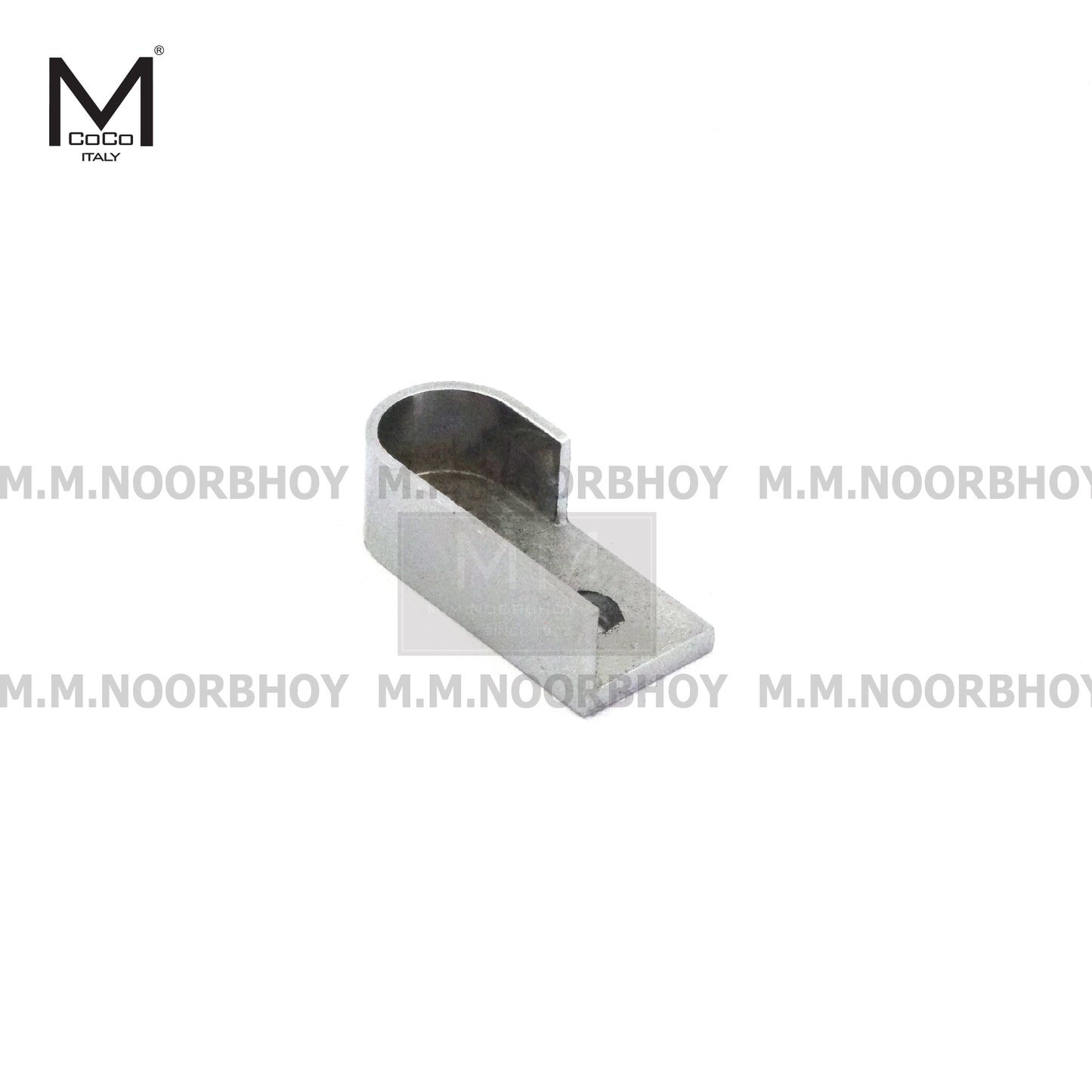 Mcoco Wardrobe Flangle U Bracket Size 16mm Chrome Plated - GE311CP