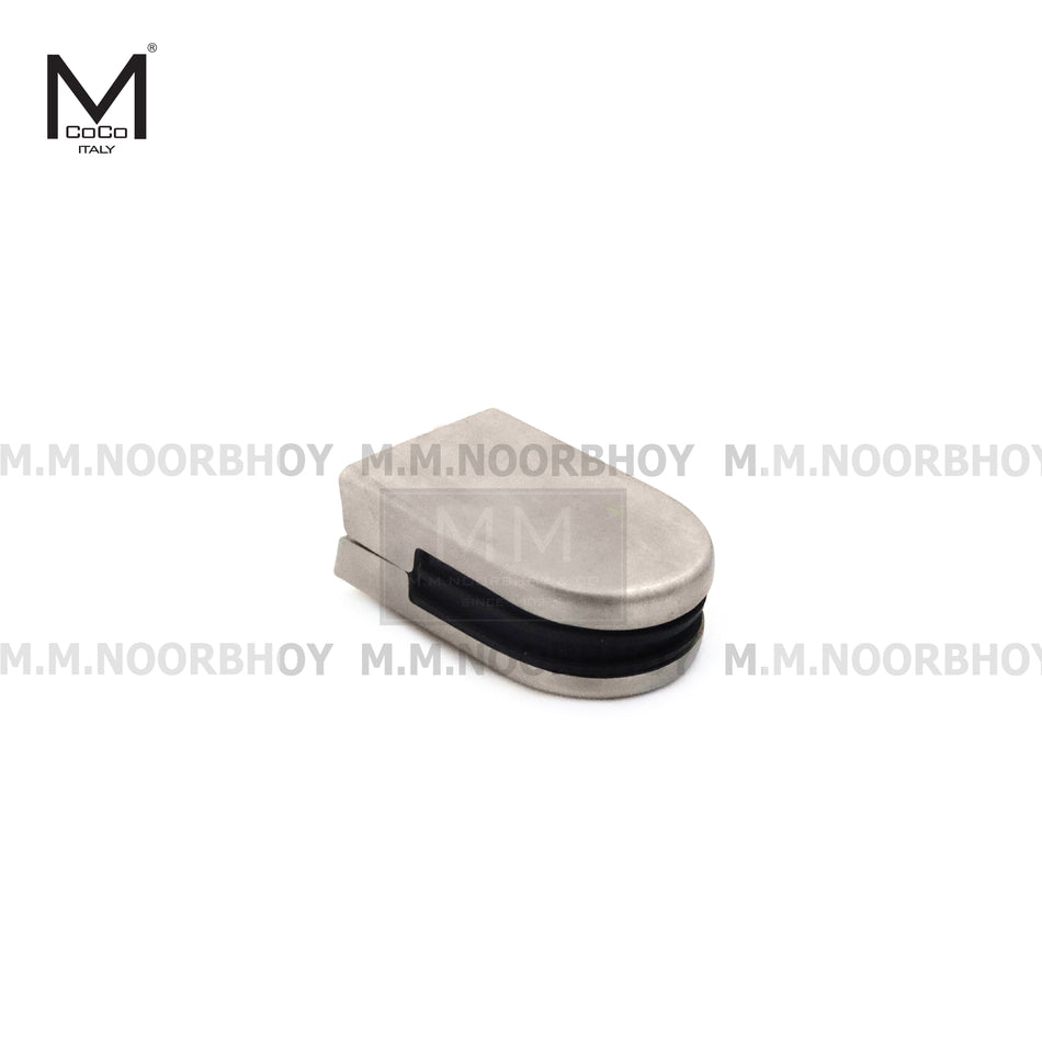 Mcoco Round Glass Clamp Satin Nickel Finish - D477SN